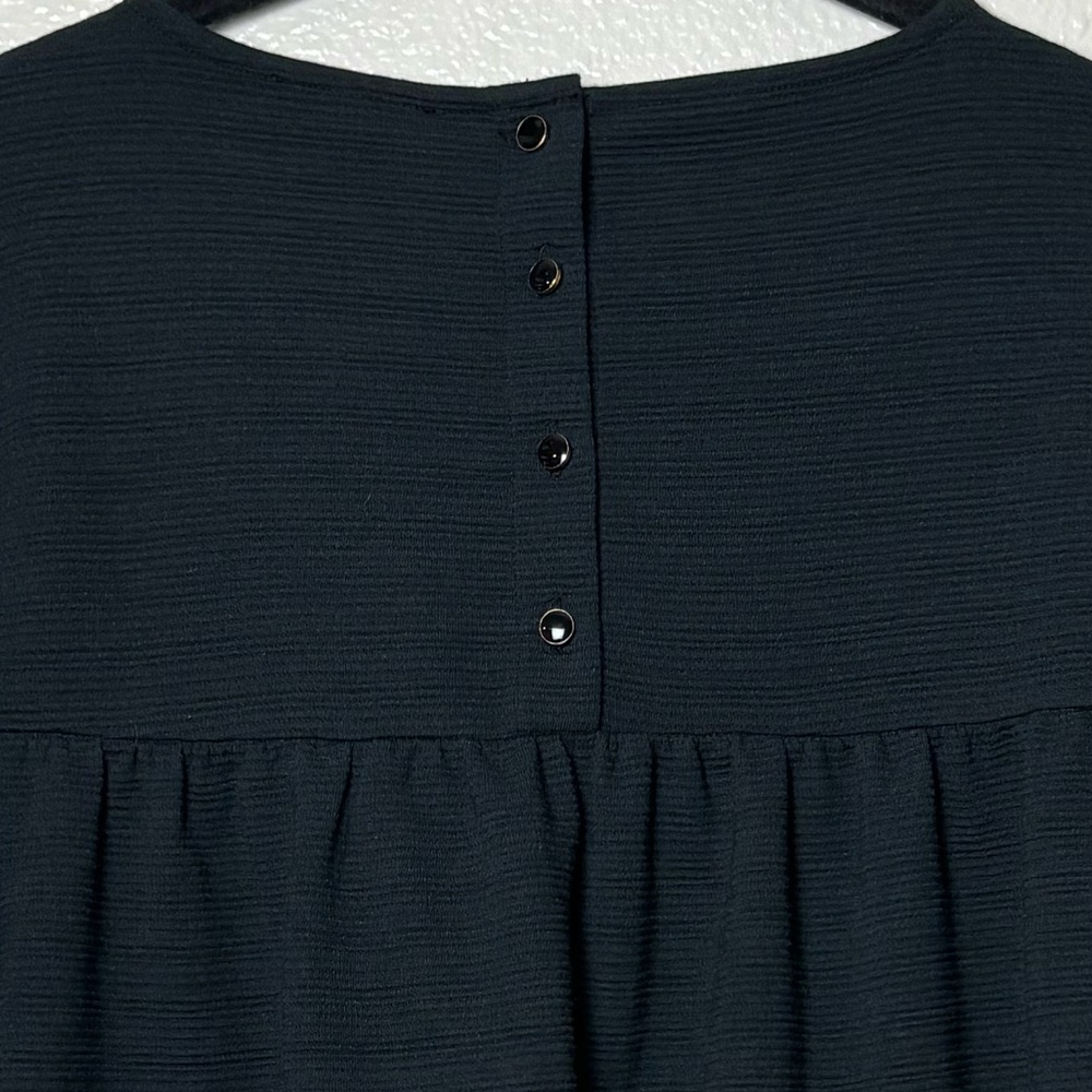 J.Crew Button-Back Tiered Bell-Sleeve Top Woman's Size Medium - Picture 13 of 16